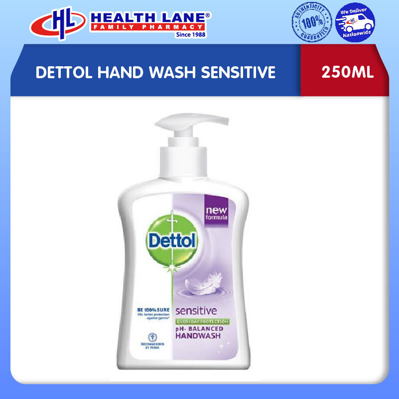DETTOL HAND WASH SENSITIVE (250ML)